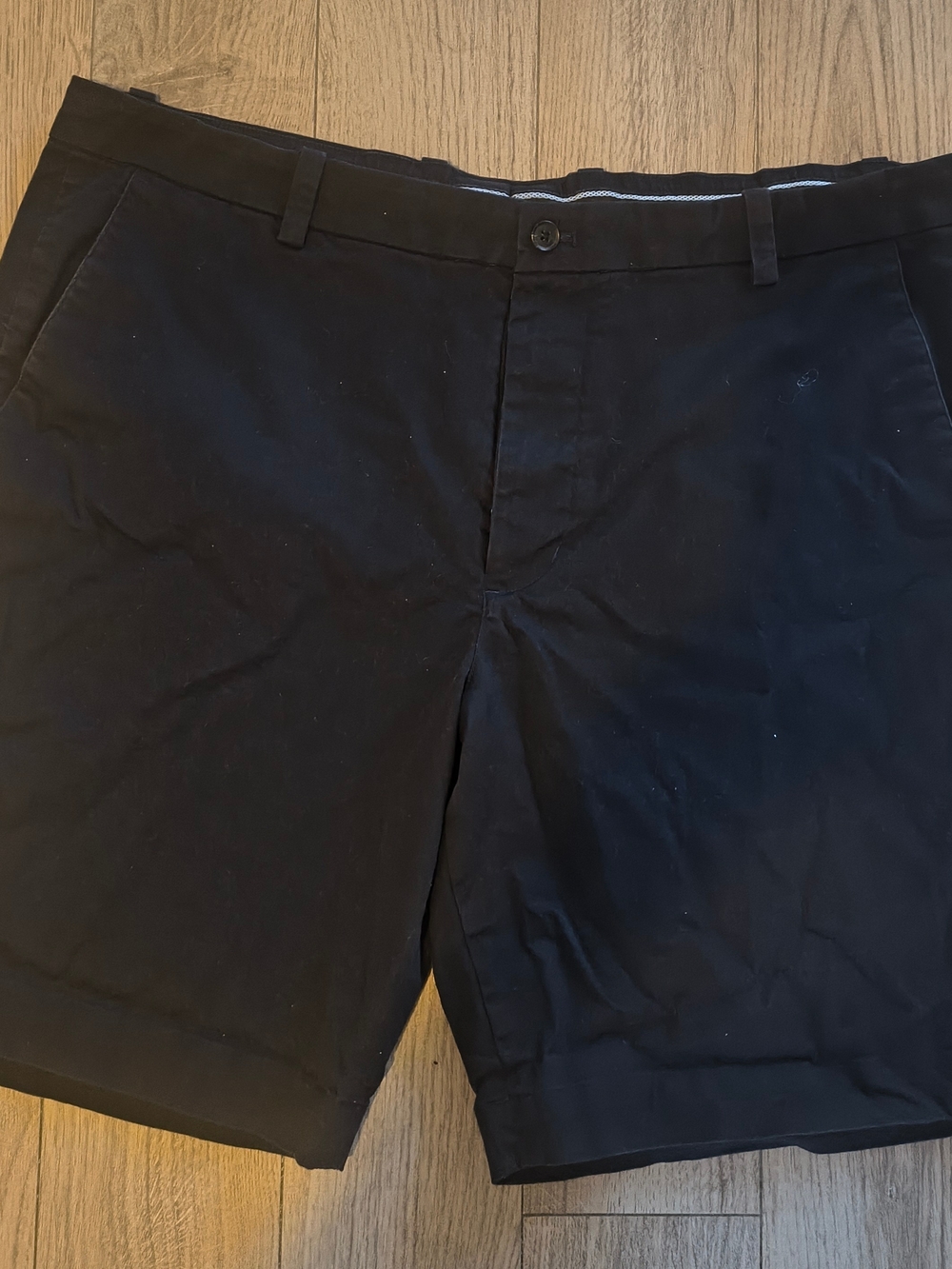 Cam Newton Men's Navy Blue Flat-Front Chino Shorts